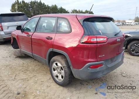 2015 Jeep Cherokee Sport from USA, damaged, VIN 1C4PJMAB6FW667762